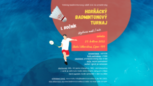 Horňácký badmintonový turnaj