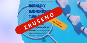 Horňácký badmintonový turnaj – 2. ročník